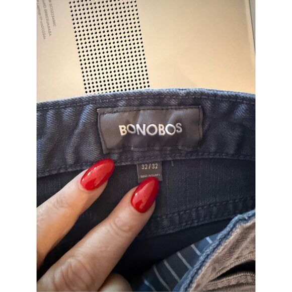 Bonobos Tailored Fit Blue Gray Jeans sz 32/32 - Picture 7 of 8